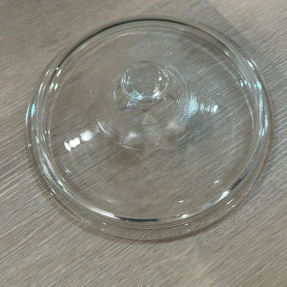 Round Glass Replacement Lid - 8.25” - Pyrex? Corning? Crock pot?